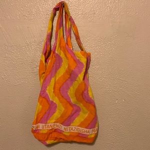 Orange, Yellow & Pink Tote Bag